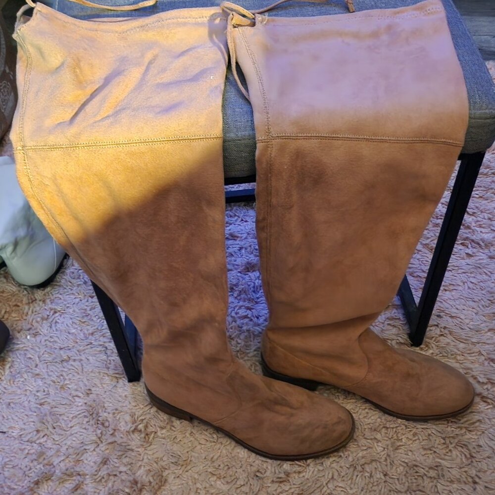 Pink Boots over the knee